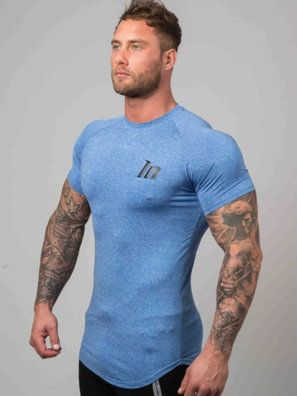 Men's Plus Size Round Neck Short Sleeve T-Shirt