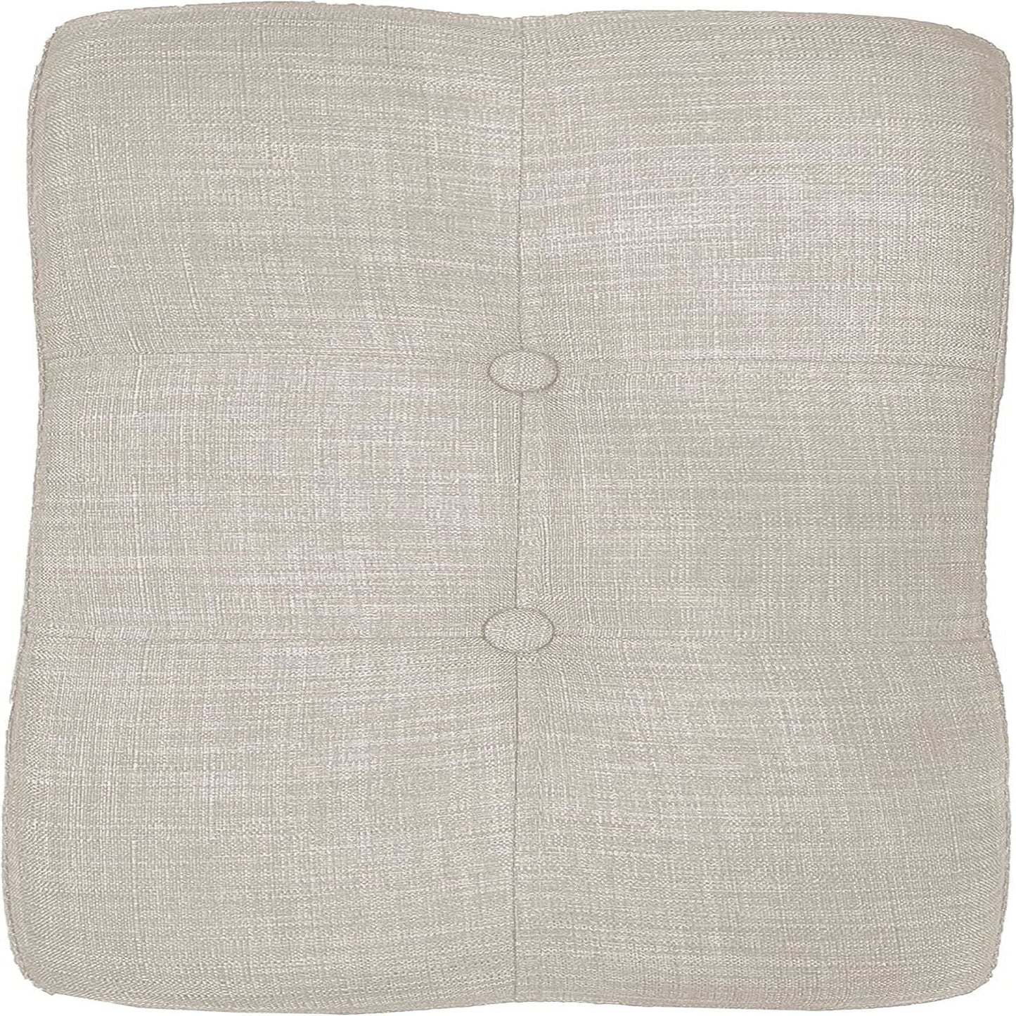3 Piece Counter Bar Dining Set Table With Electric Outlet And 2 USB Ports, Tufted Upholstered Stools - Brown / Beige