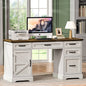 58" Farmhouse Executive Desk