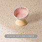 Ceramic High Foot Cat Bowl Neck Protection Not Easy To Knock Over Snack Dish Drinking Water