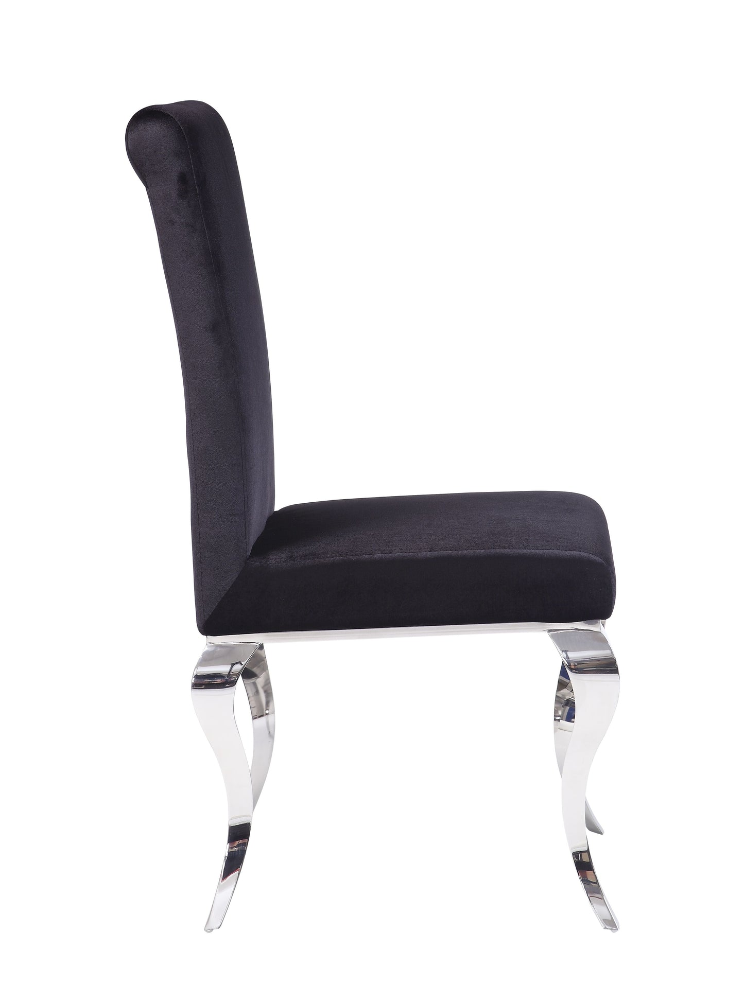 Fabiola Upholstered Stainless Steel Dining Chair