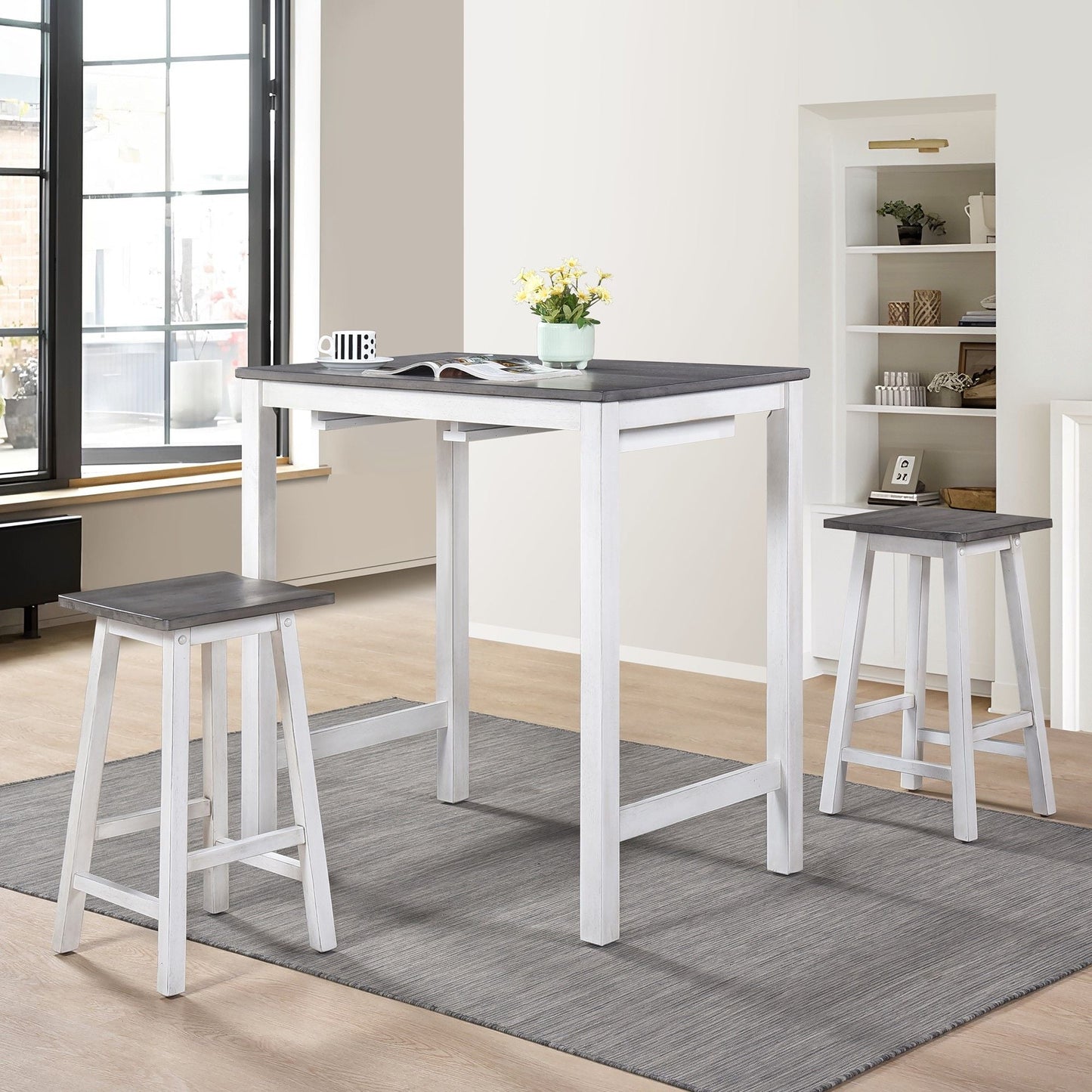 3 Pieces Counter Height Set