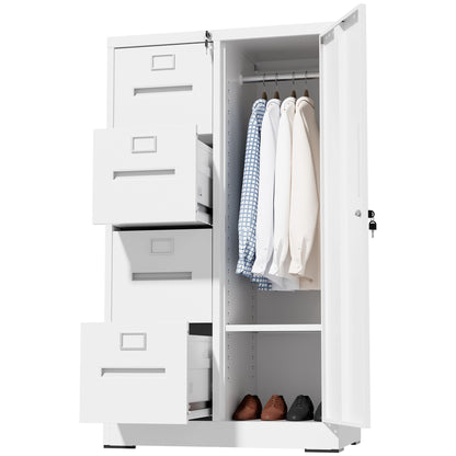 Storage Vertical Filing Cabinet With Lock