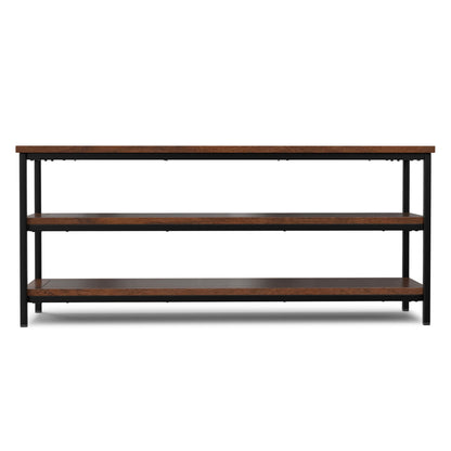 Skyler - TV Media Stand - Dark Cognac Brown