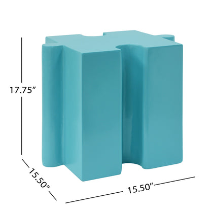 Puzzle Art Side Table