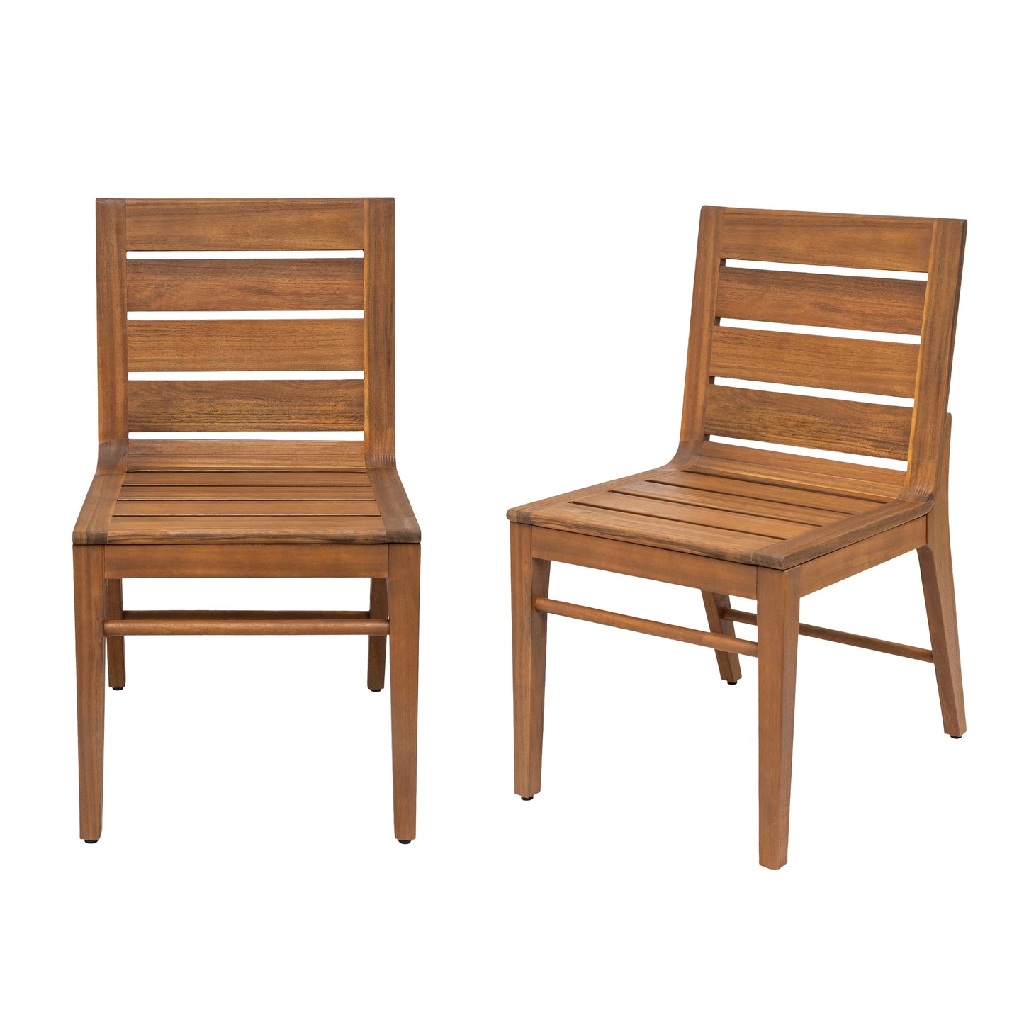 Outdoor Acacia Wood Dining Chair (Set of 2)