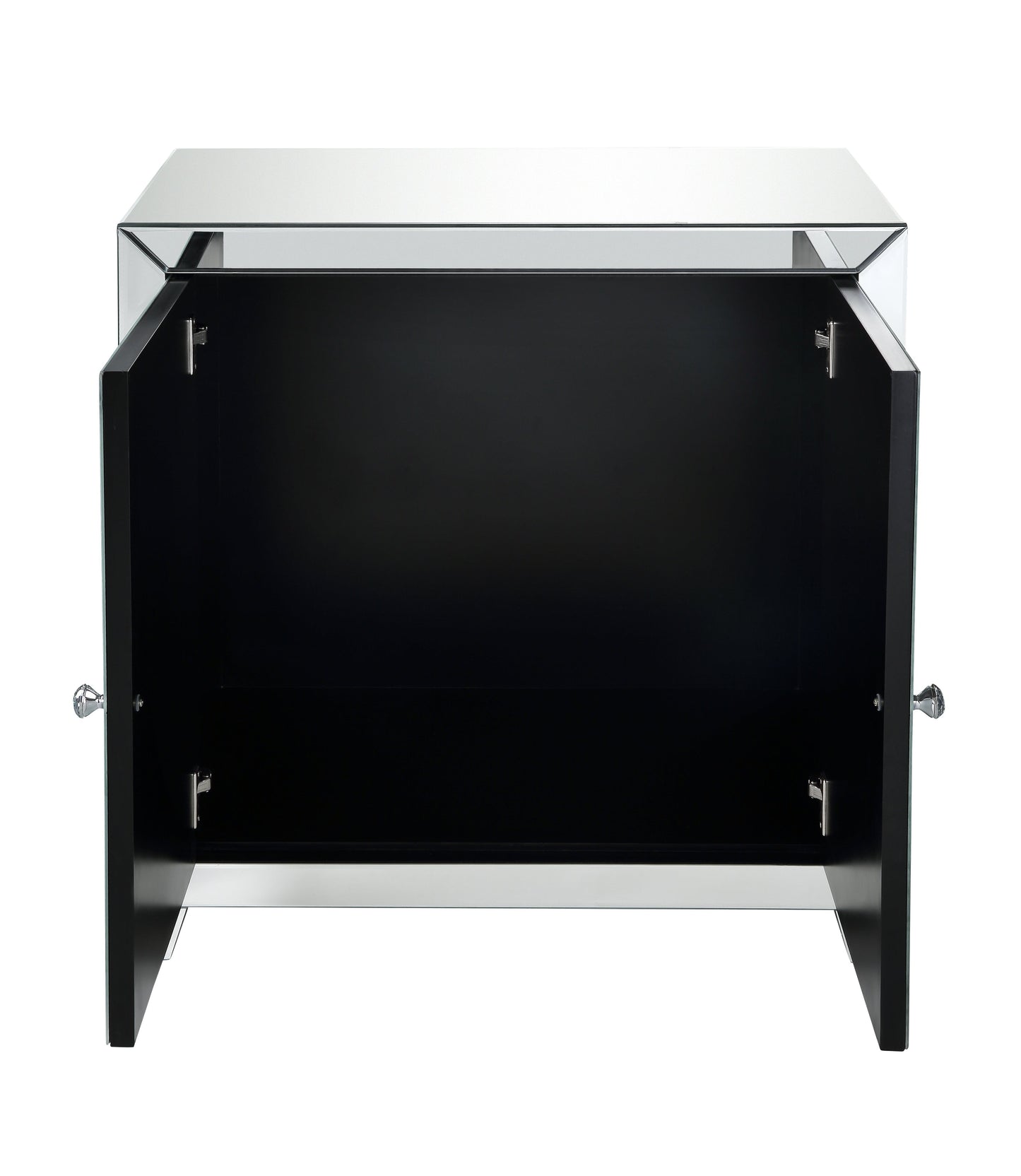 Noralie Mirrored & Faux Diamonds Console Cabinet