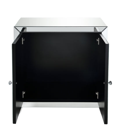 Noralie Mirrored & Faux Diamonds Console Cabinet