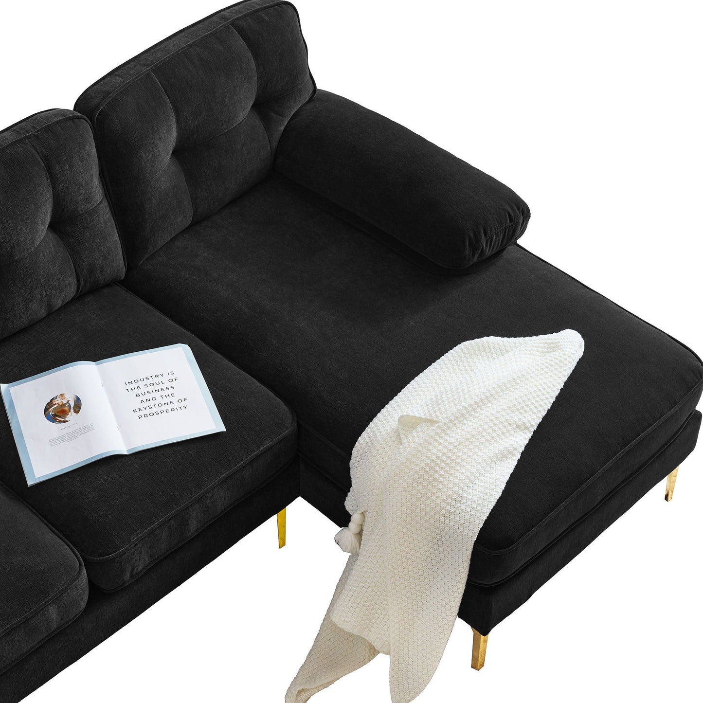 Modern L Shaped Sectional Sofa For Living Room