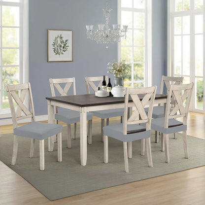 4Pack Waterproof Dining Chair Slipcovers Stretch Chair Seat Slipcovers Removable Washable Jacquard Seat Covers for Dining Room