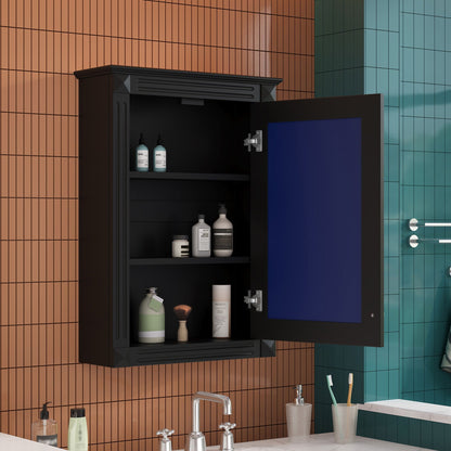 Wall Mounted Bathroom Storage Medicine Cabinet With Mirror