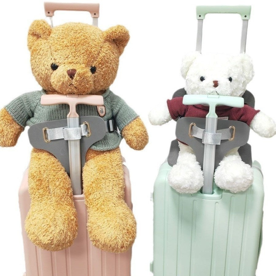 Double Pole Design Portable Luggage, Mother's Luggage, Children's Riding And Sitting Roller Luggage, Front Opening Luggage, Silent Rotating Wheels, Dry Wet Separation, T-shaped Handle Travel Bag