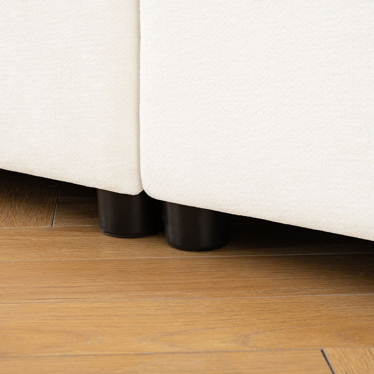 Stylish Sofa With Storage Seat And Cylindrical Backrest