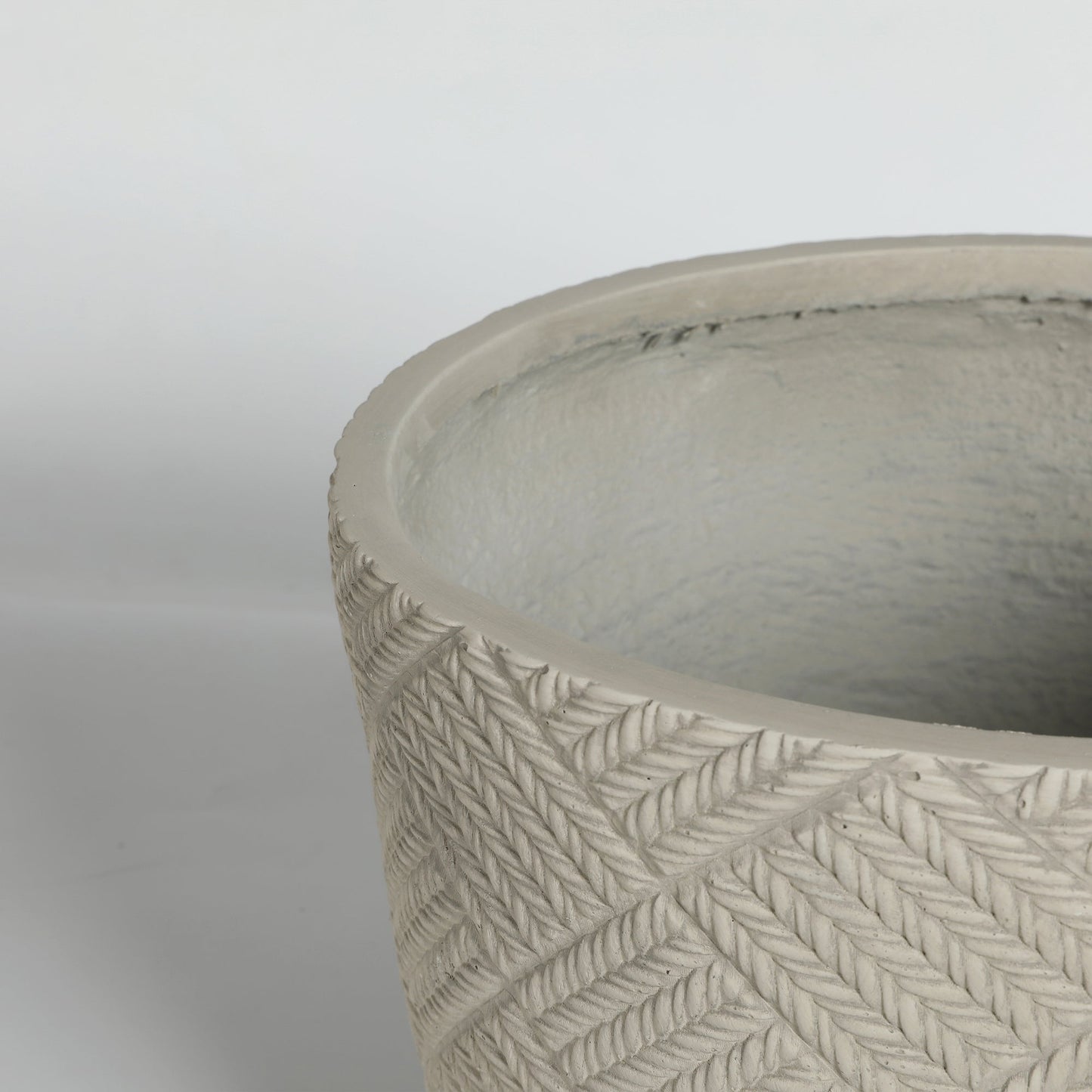 Round Concrete Planter Set of 2