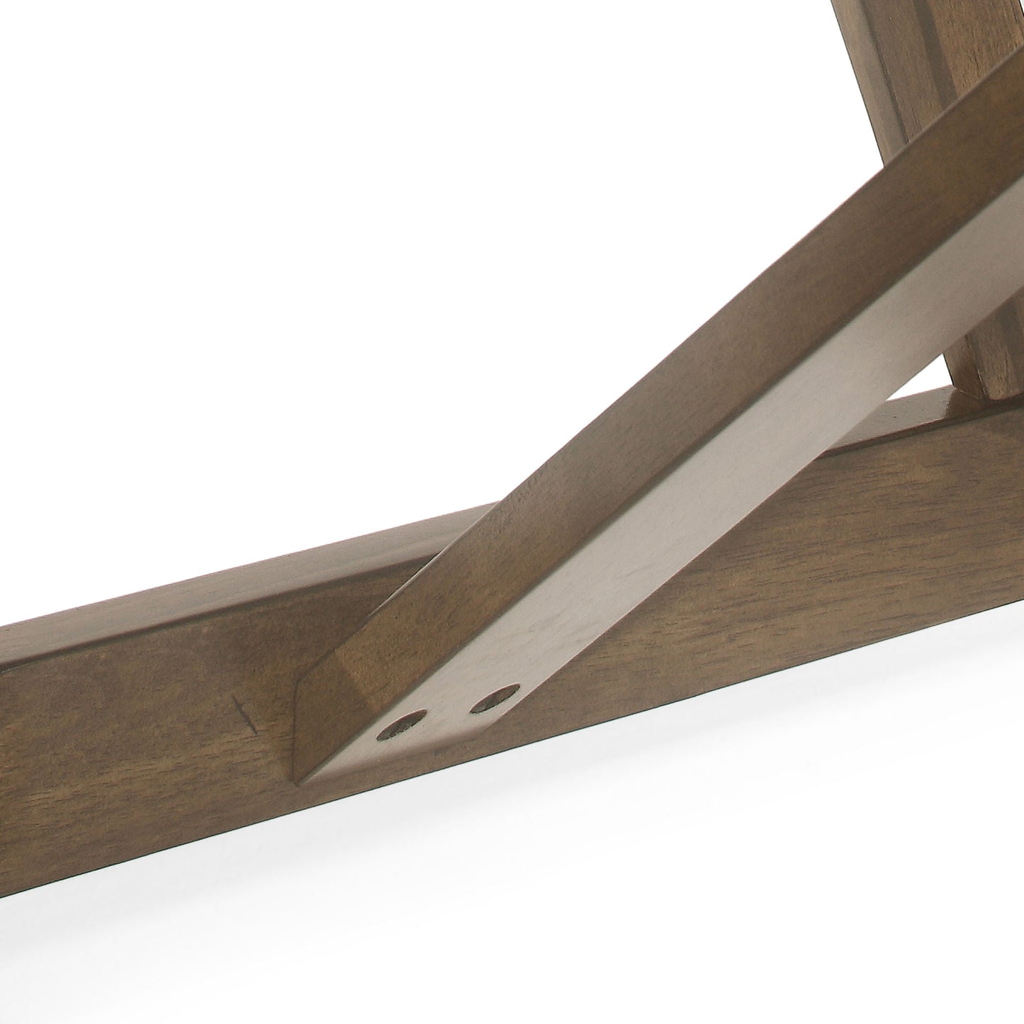 Farmhouse Style Dining Table With Wood-Like Top