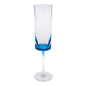 Oval Halo - Acrylic Champagne Flutes (Set of 4)