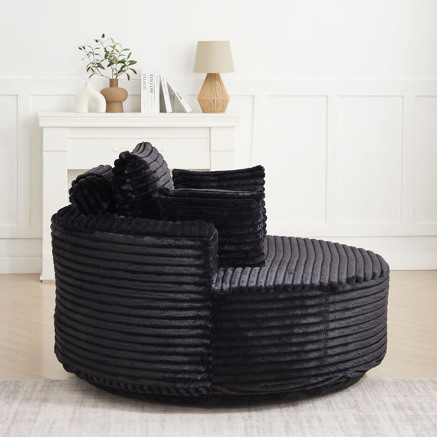 Swivel Chair With 360° Rotation For Living Room