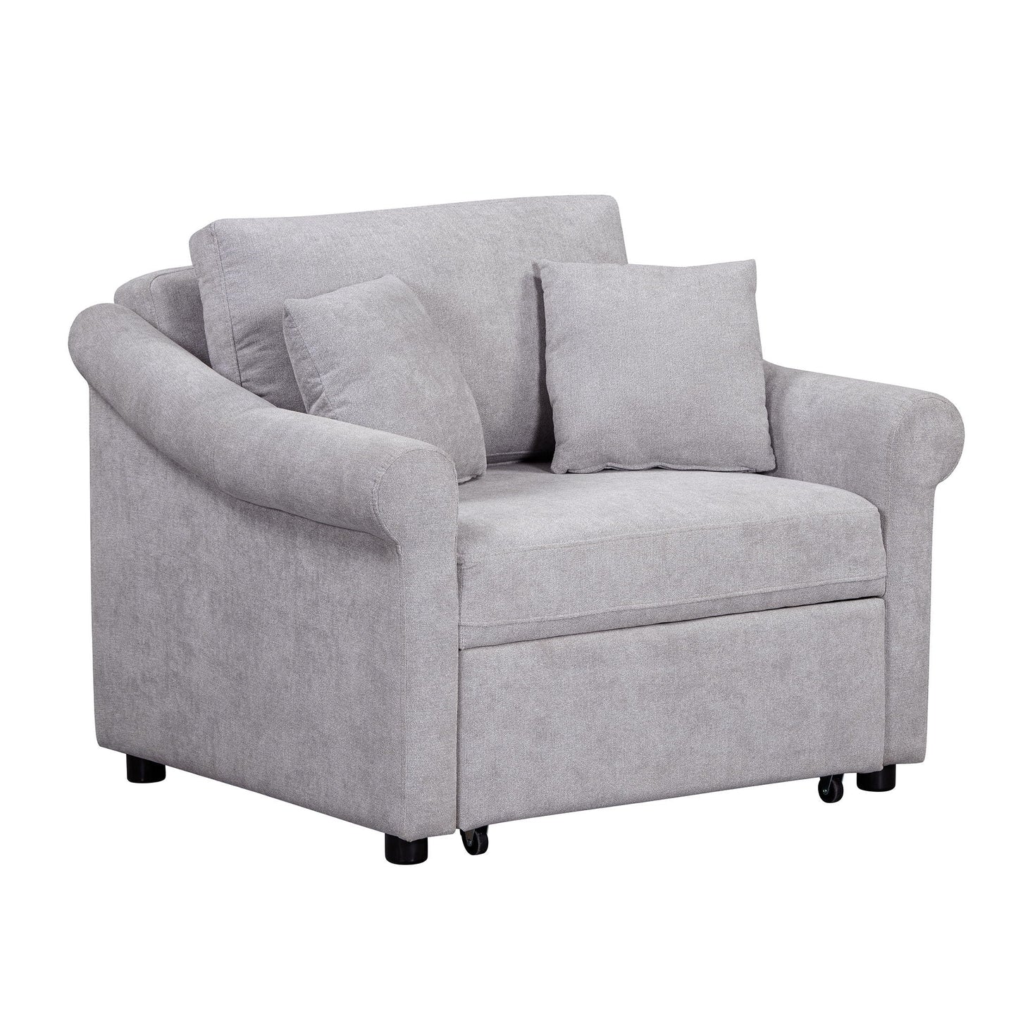 Convertible Sleeper Chair With Adjustable Backrest