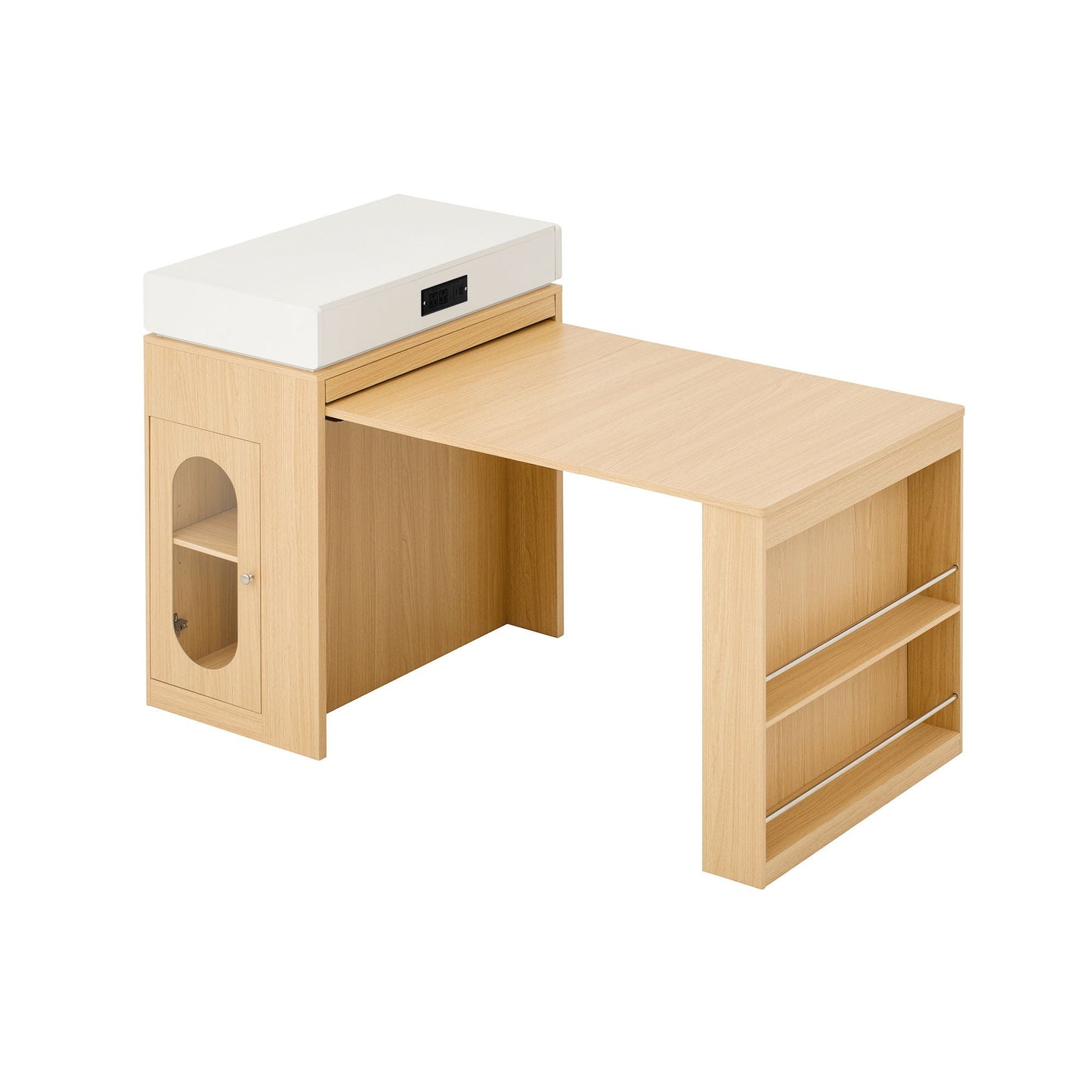 Extendable Dining Table With Folding Top