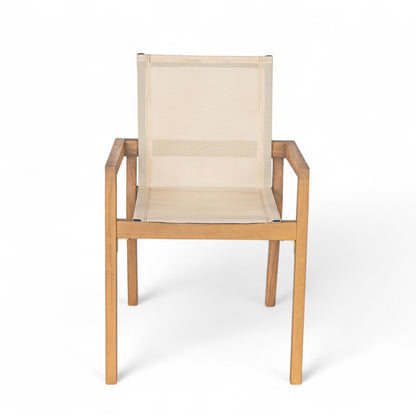 Belfast - Dining Chair With Acacia Wood Frame And Seating (Set of 2)
