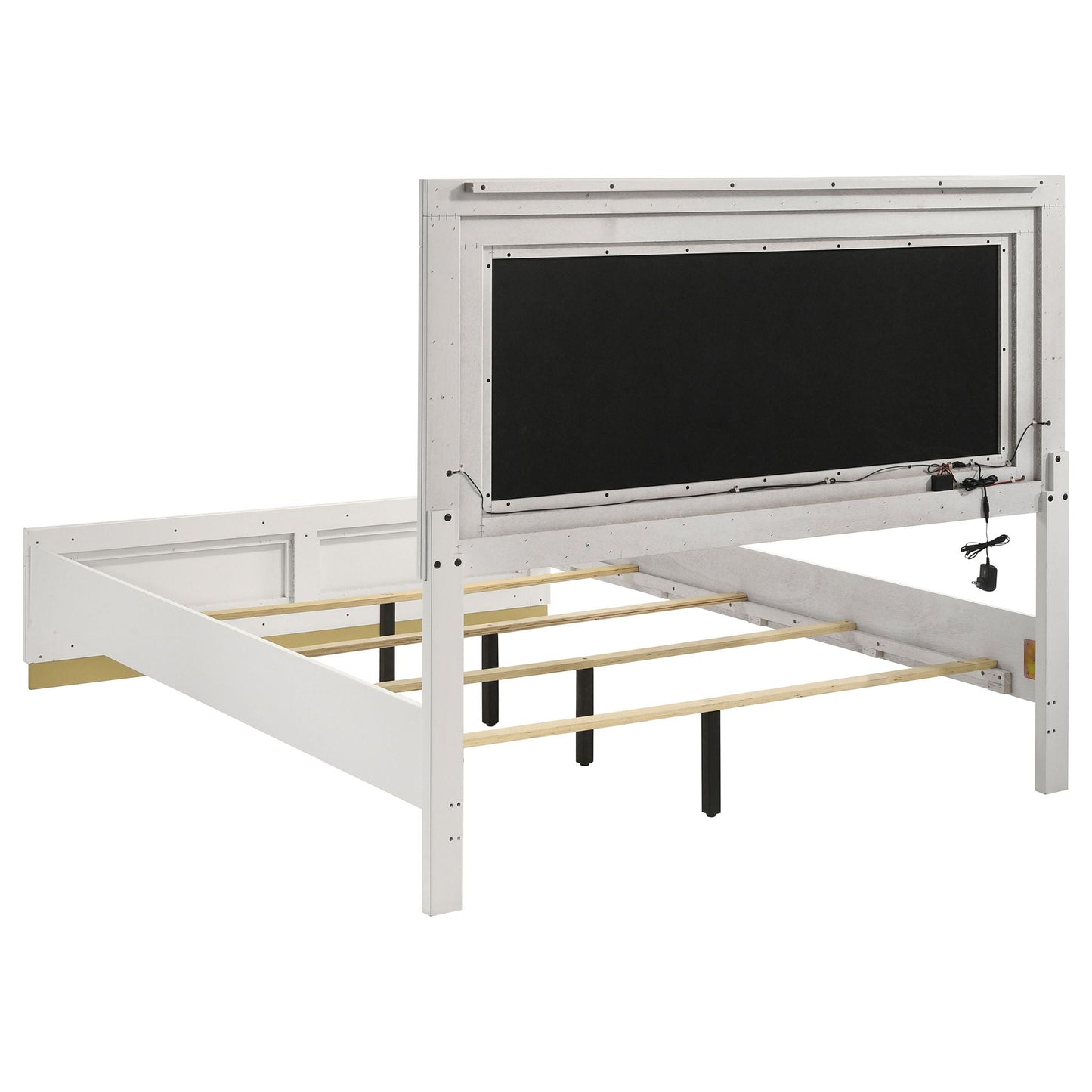 Sophia - Panel Bed With LED Headboard