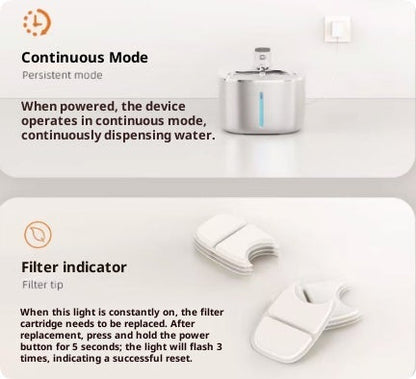 Large-capacity, Intelligent Circulating Water Pet Water Fountain