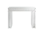 Nysa Mirrored & Faux Crystals Vanity Desk