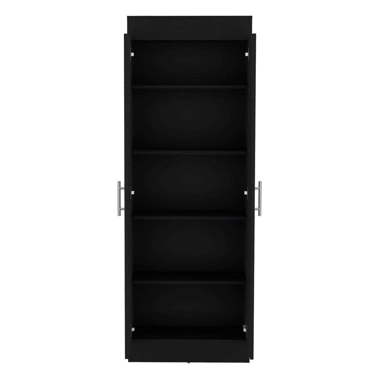 Clinton - Pantry Cabinet Kitchen Storage - Black