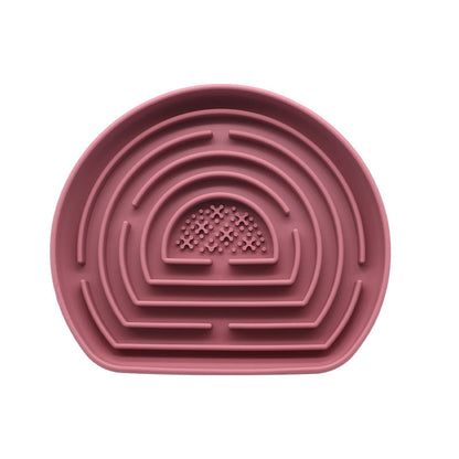 Slow Food Anti-choke Silicone With Suction Cup Pet Food Basin