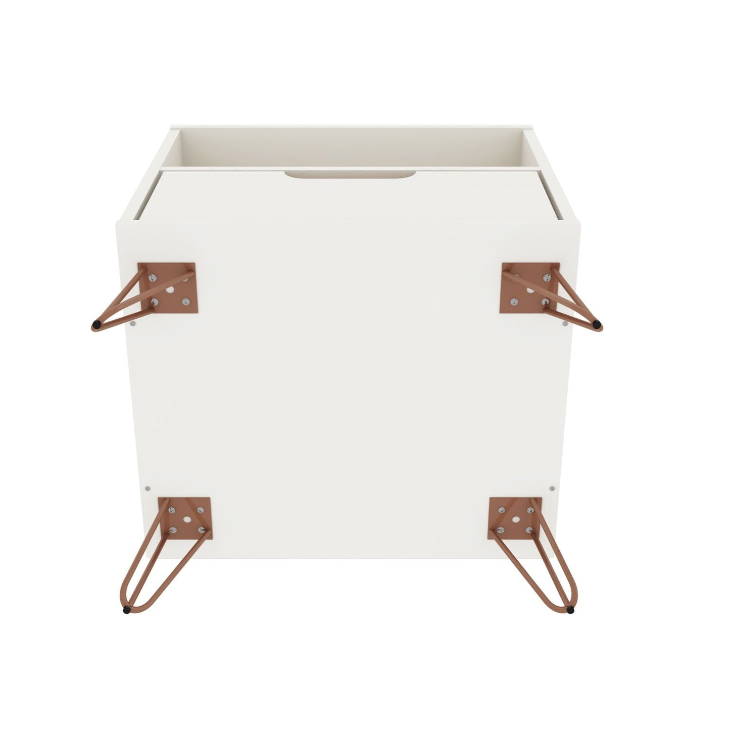 Rockefeller - Nightstand With 1 Drawer - White