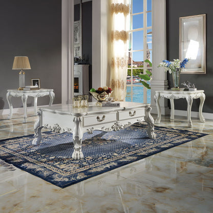 Dresden - End Table - Bone White
