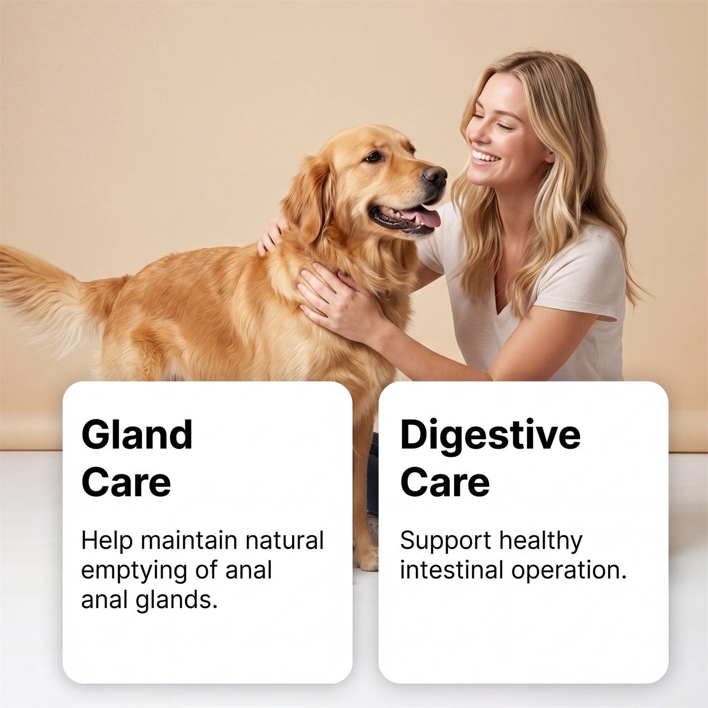 Kriath Dog Care Soft Chewable Tablets With Mild Ingredients To Protect The Dog's Buttocks And Supplement Nutrition