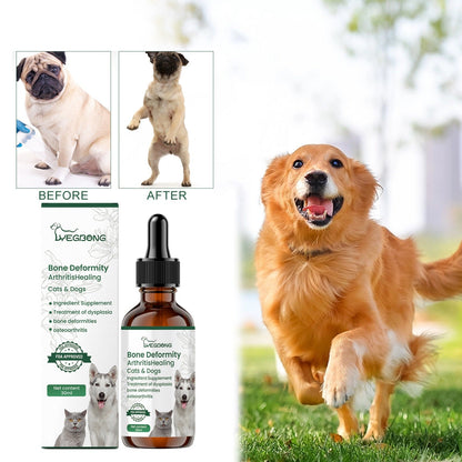 Yegbong Pet Joint Care Drops Are Suitable For All Ages Of Dogs And Cats, For Joint And Skin Care