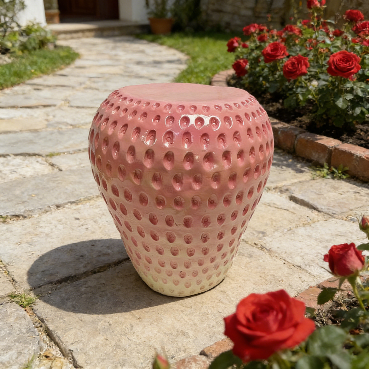Strawberry Fruit Stool