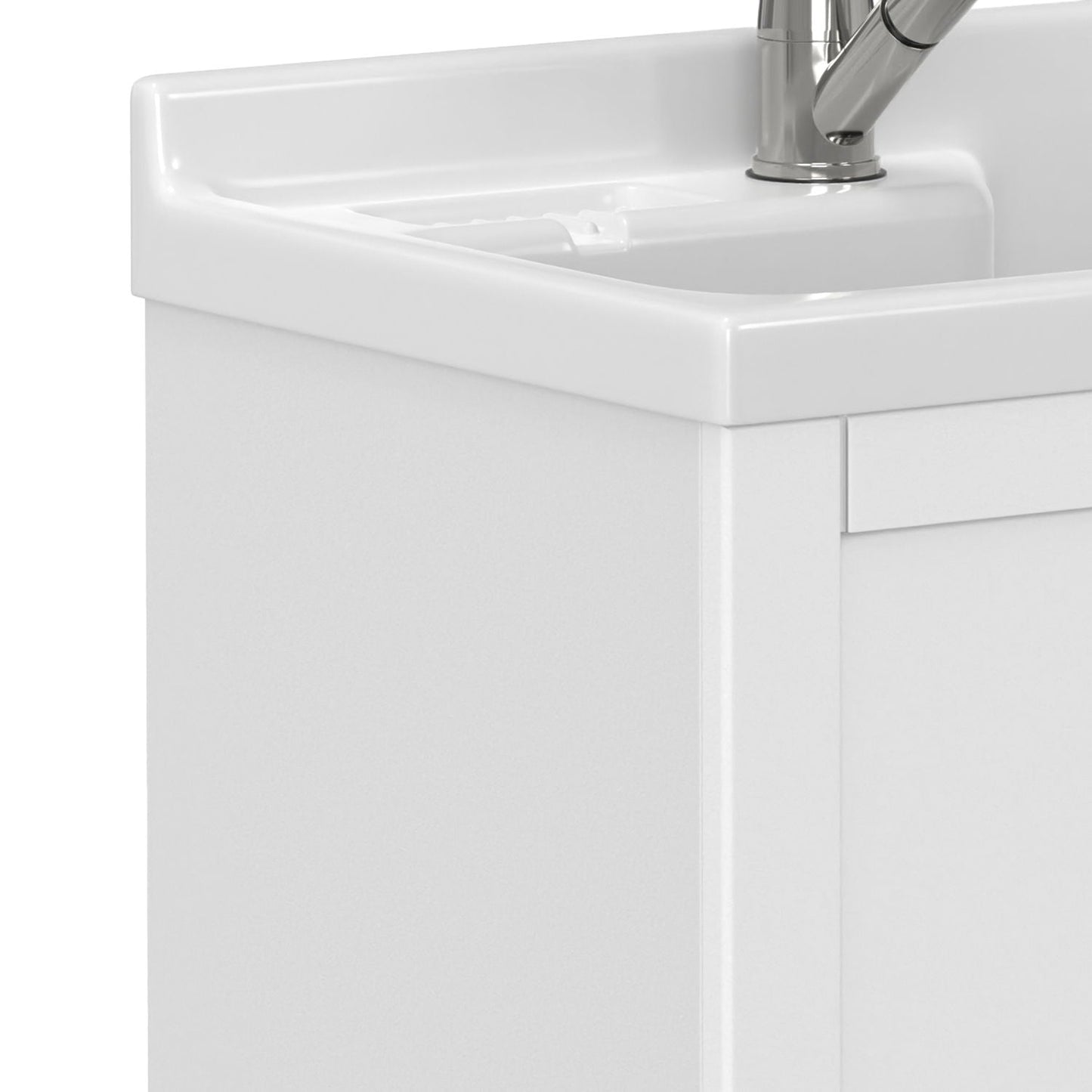 Kyle - Laundry Cabinet & Faucet And Stainless Steel Sink