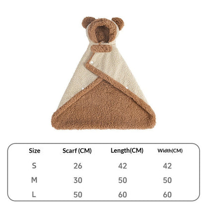 Pet Blanket, Dog Clothing, Winter Wear For Small And Medium-sized Dogs