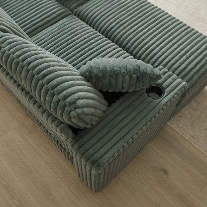 3 Seater Sofa With 2 Ottomans For Living Room