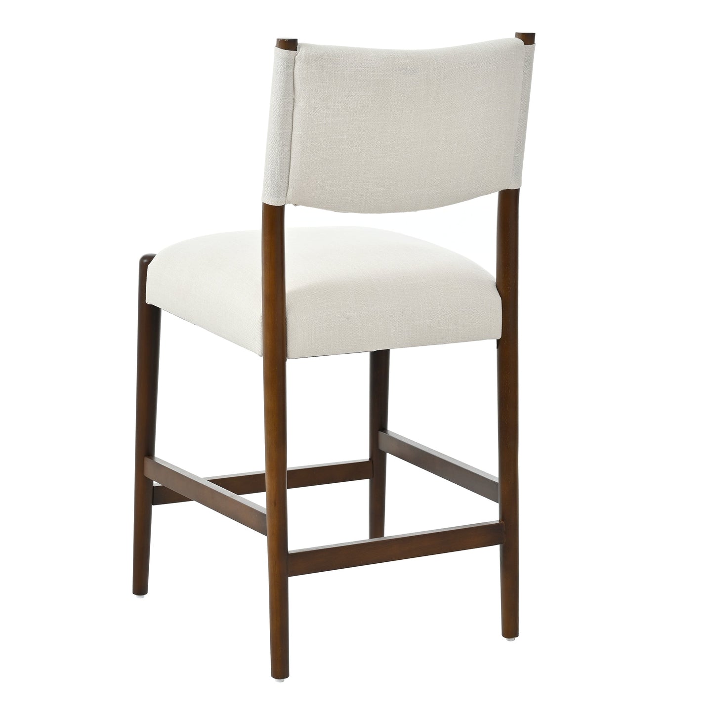26.4" Solid Wood Counter Height Barstools, Modern Bar Stools Set of 2