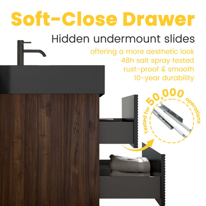 Grace 72'' Bathroom Vanity with Matt