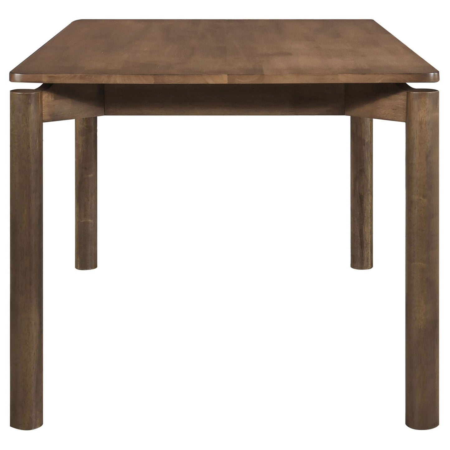 Svenstra - Rectangular Dining Table Set With Armless Side Chairs, Wood, Natural Walnut, 59 X 35.5 X 30 Inches