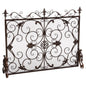 Darcie Wrought Iron Fireplace Screen Ornate Design