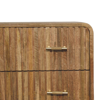 T Bar Ridged Chest - Brown