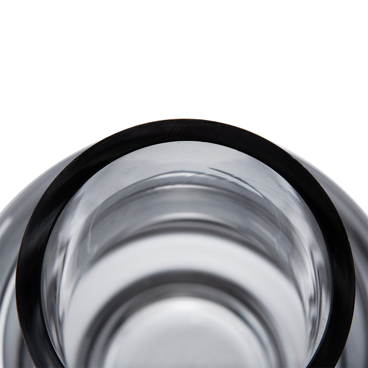 D7.7x13.8"H Geometric Design Smoke Luster