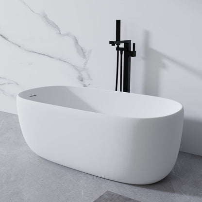 51" Freestanding Bathtub in Matte White