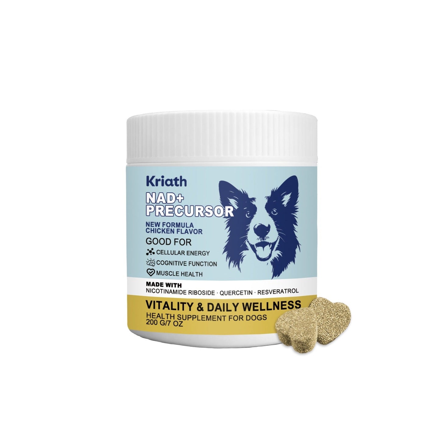 Dog Care Chewable Tablets Are Gentle On The Dog's Body And Provide Daily Nutritional Supplements Suitable For All Dog Breeds