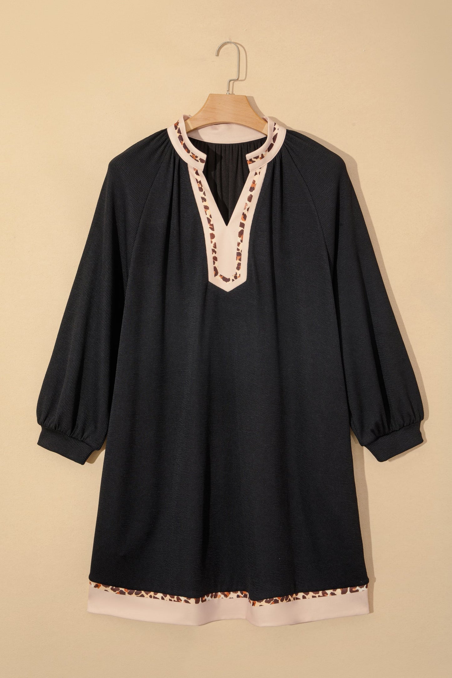 Ainsley Block Trim Ribbed PLUS Dress