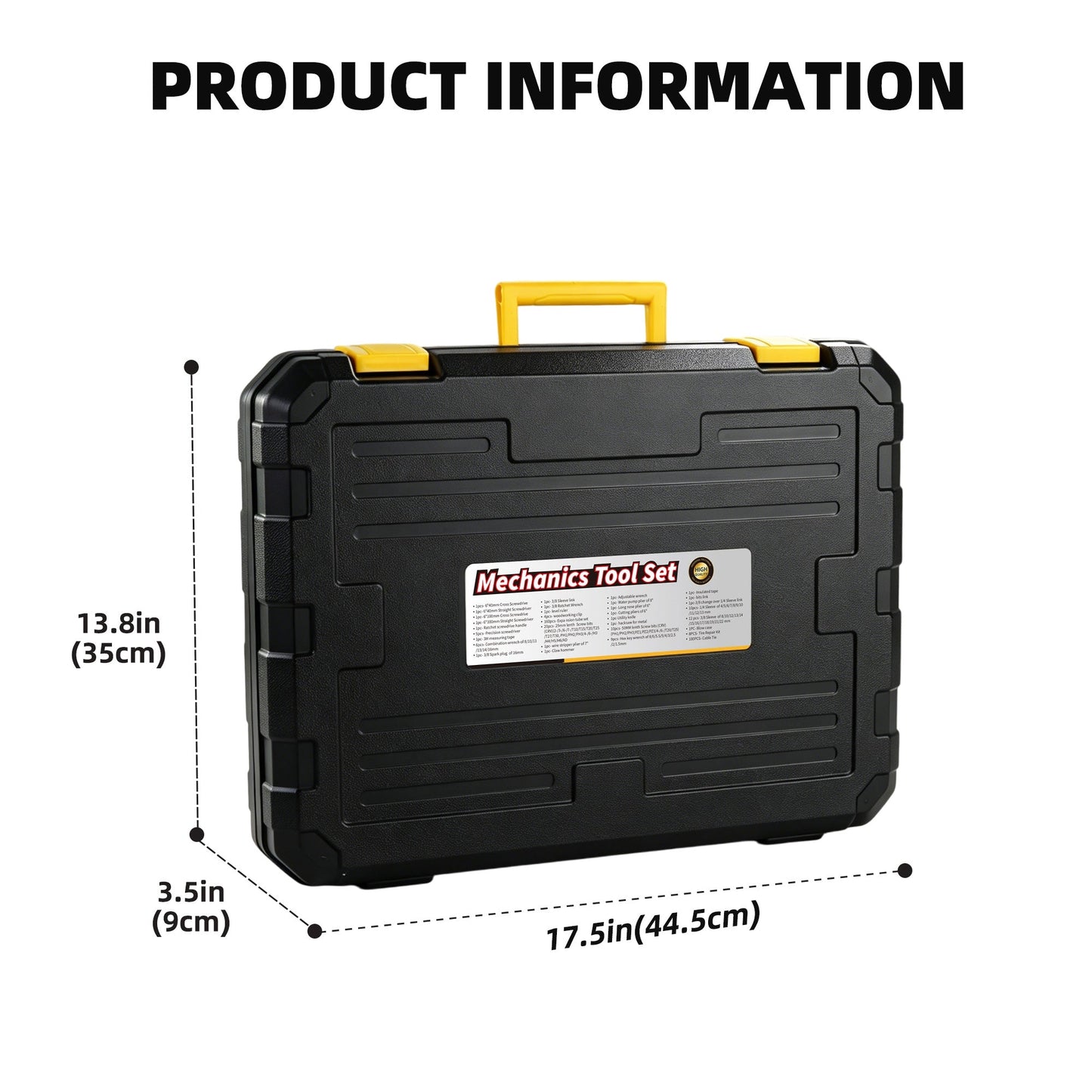 266-Piece Mechanics Tool Set with Durable Storage Case