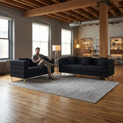 Plush Cloud-Shaped Sofa Set