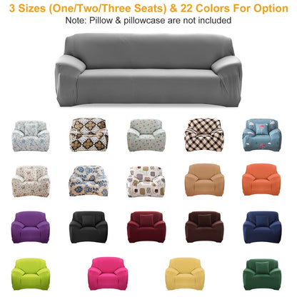 Sofa Cover Printed Stretch Sofa Furniture Cover Soft Sofa Slipcover Polyester Furniture Protector Cover