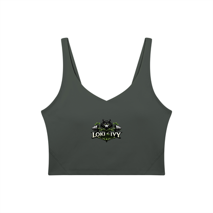 Loki & Ivy Women's V-Neck Yoga Sports Bra